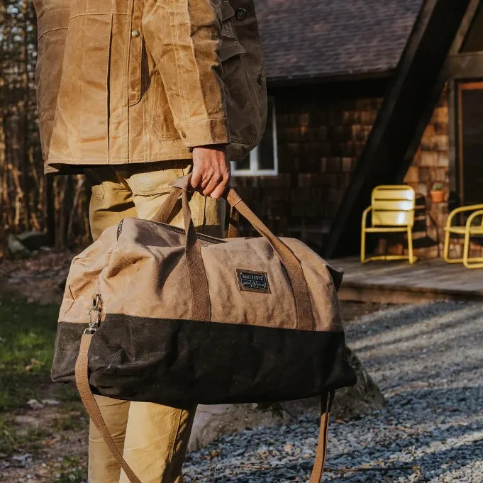 Barebones - Duffelväska - Neelum - Vaxad Canvas - Khaki