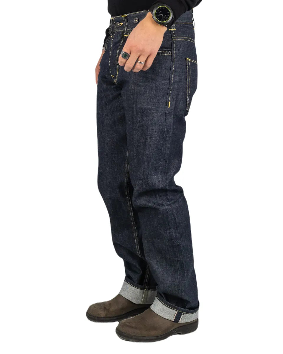 Pike Brothers - 1937 Roamer Selvedge Jeans - 11oz Metal Blå