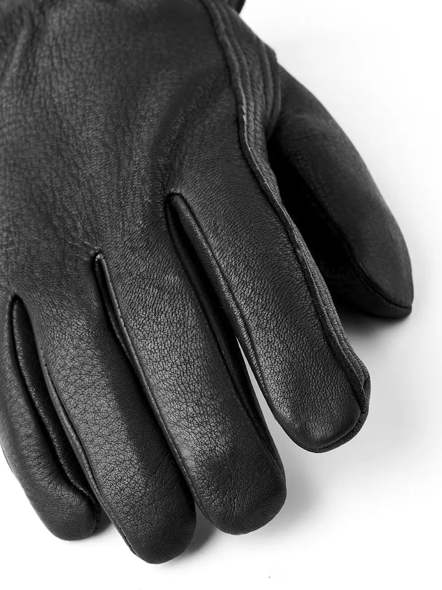 Hestra Job - Skinnhandske med foder - Drivers Vinter - Svart