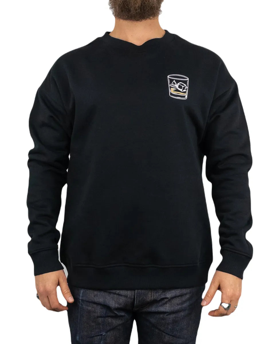 Jernhest - Whiskey & Tears - Sweatshirt - Svart