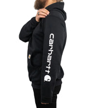 Carhartt - Sleeve logo Hood - Svart