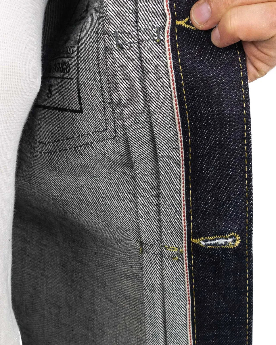 Pike Brothers - Jeansjacka 15Oz 1958 Roamer - Otvättad Indigo