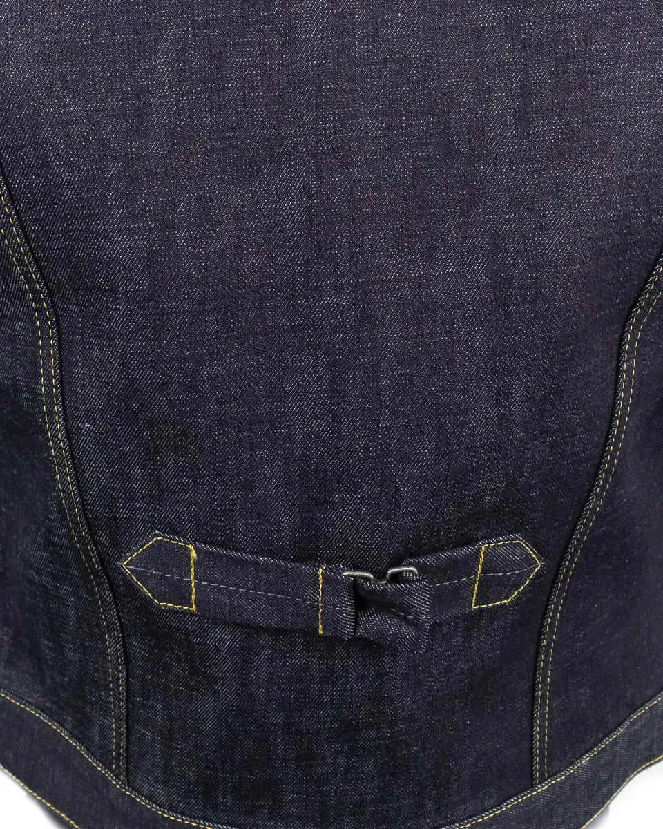 Pike Brothers - Jeansjacka 15Oz 1958 Roamer - Otvättad Indigo