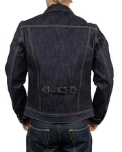 Pike Brothers - Jeansjacka 15Oz 1958 Roamer - Otvättad Indigo