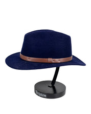 Brixton - Hatt - Messer Fedora - Navyblå