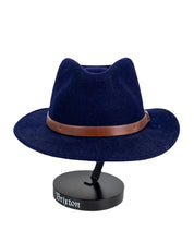 Brixton - Hatt - Messer Fedora - Navyblå