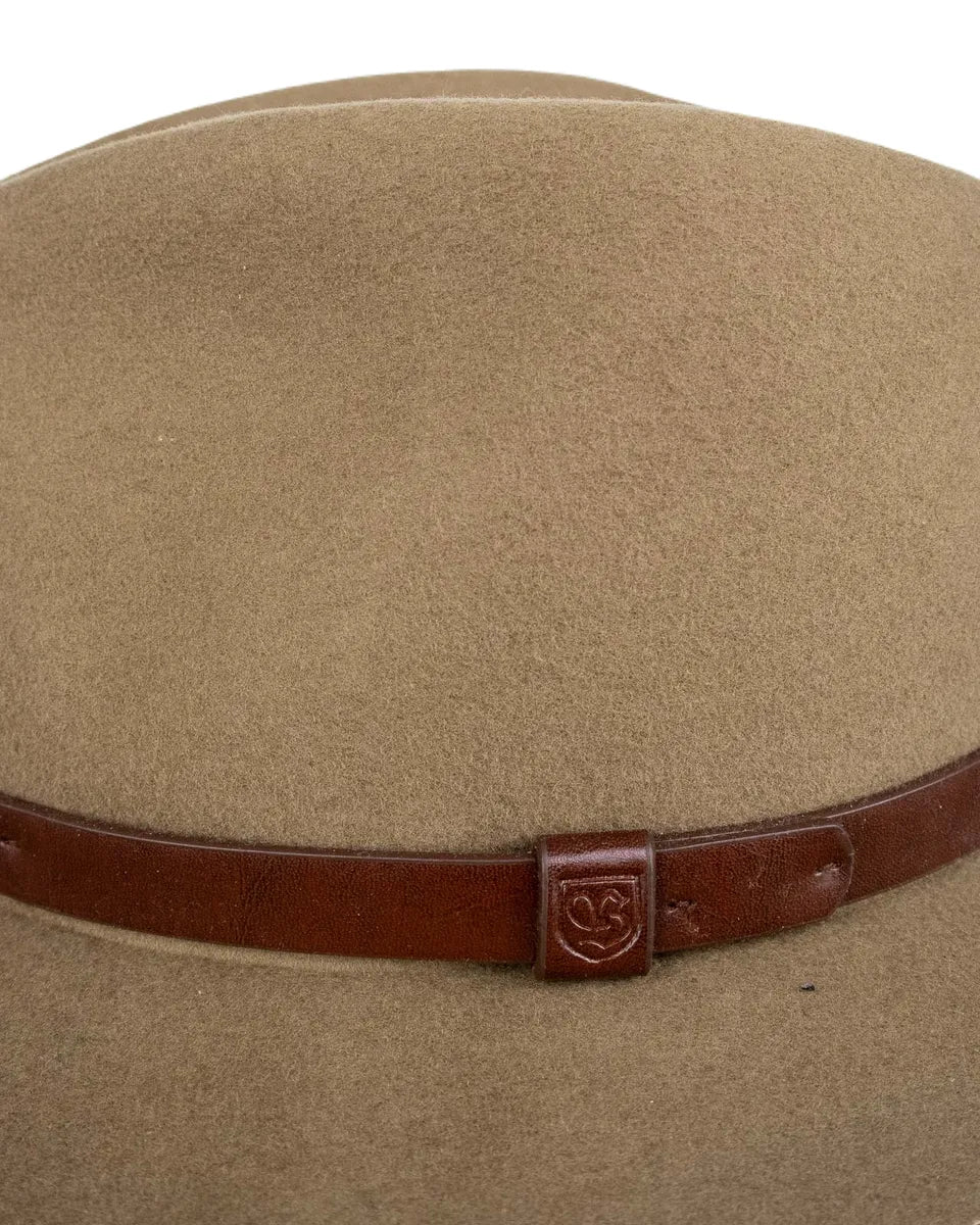 Brixton - Hatt - Messer Fedora - Beige