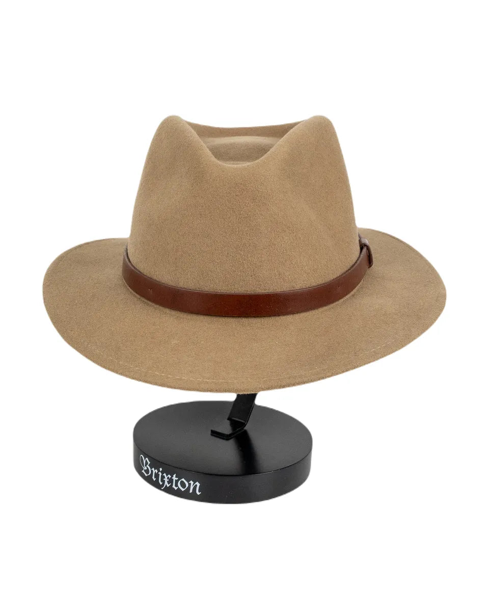 Brixton - Hatt - Messer Fedora - Beige