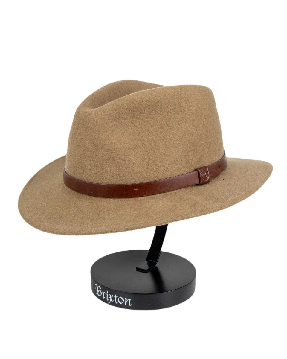 Brixton - Hatt - Messer Fedora - Beige