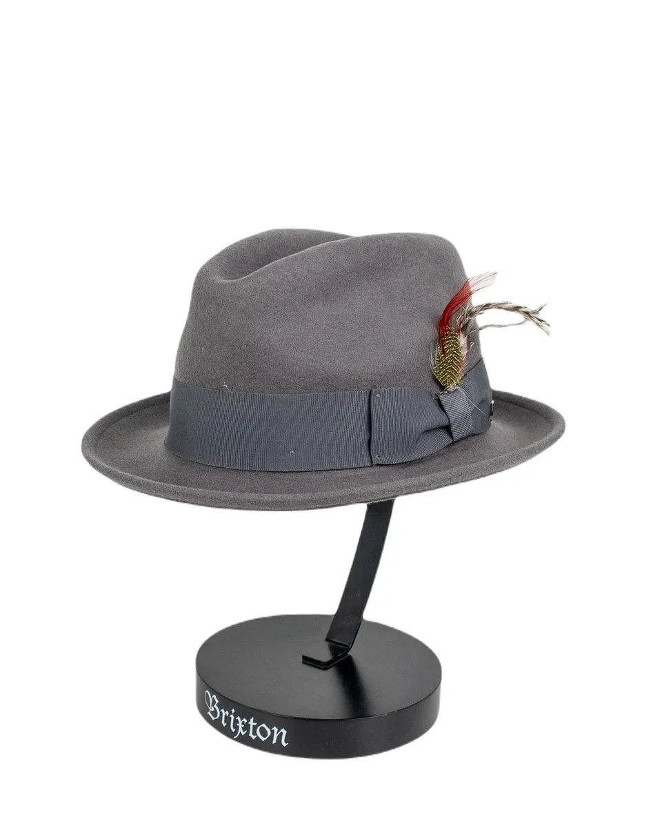Brixton - Hatt - Jones Fedora - Grå