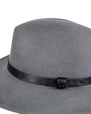 Brixton - Hatt - Messer Fedora - Ljusgrå
