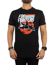 Band Tee - Foo Fighters - Jets - Svart