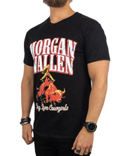 Band Tee - Morgan Wallen - Long Live Cowgirls - Svart