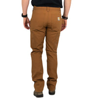 Carhartt - Stretch Duck Double Front Carpenter - Canvas Byxa - Brun