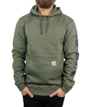 Carhartt - Luvtröja - Sleeve Logo - Olivgrön