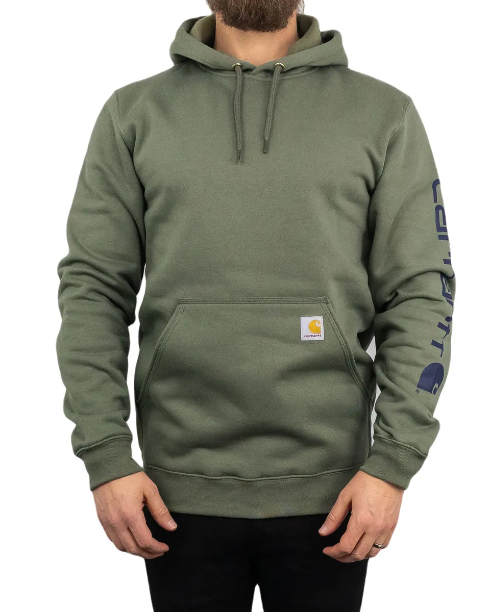 Carhartt - Luvtröja - Sleeve Logo - Olivgrön