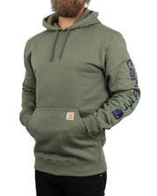Carhartt - Luvtröja - Sleeve Logo - Olivgrön