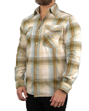 Carhartt - Twillskjorta - Plaid Snap - Khaki