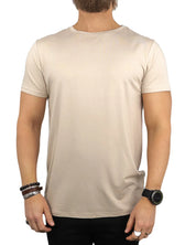 Resteröds - R-Neck Bambu T-Shirt - Ljusgrå