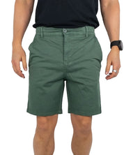 Resteröds - Chinos Shorts - Chin - Mörkgrön