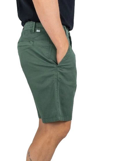 Resteröds - Chinos Shorts - Chin - Mörkgrön