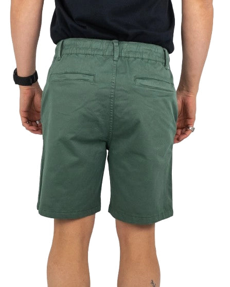 Resteröds - Chinos Shorts - Chin - Mörkgrön