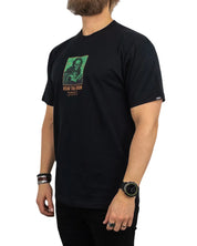 Vans - T-Shirt med Skelett - Read the Room - Svart