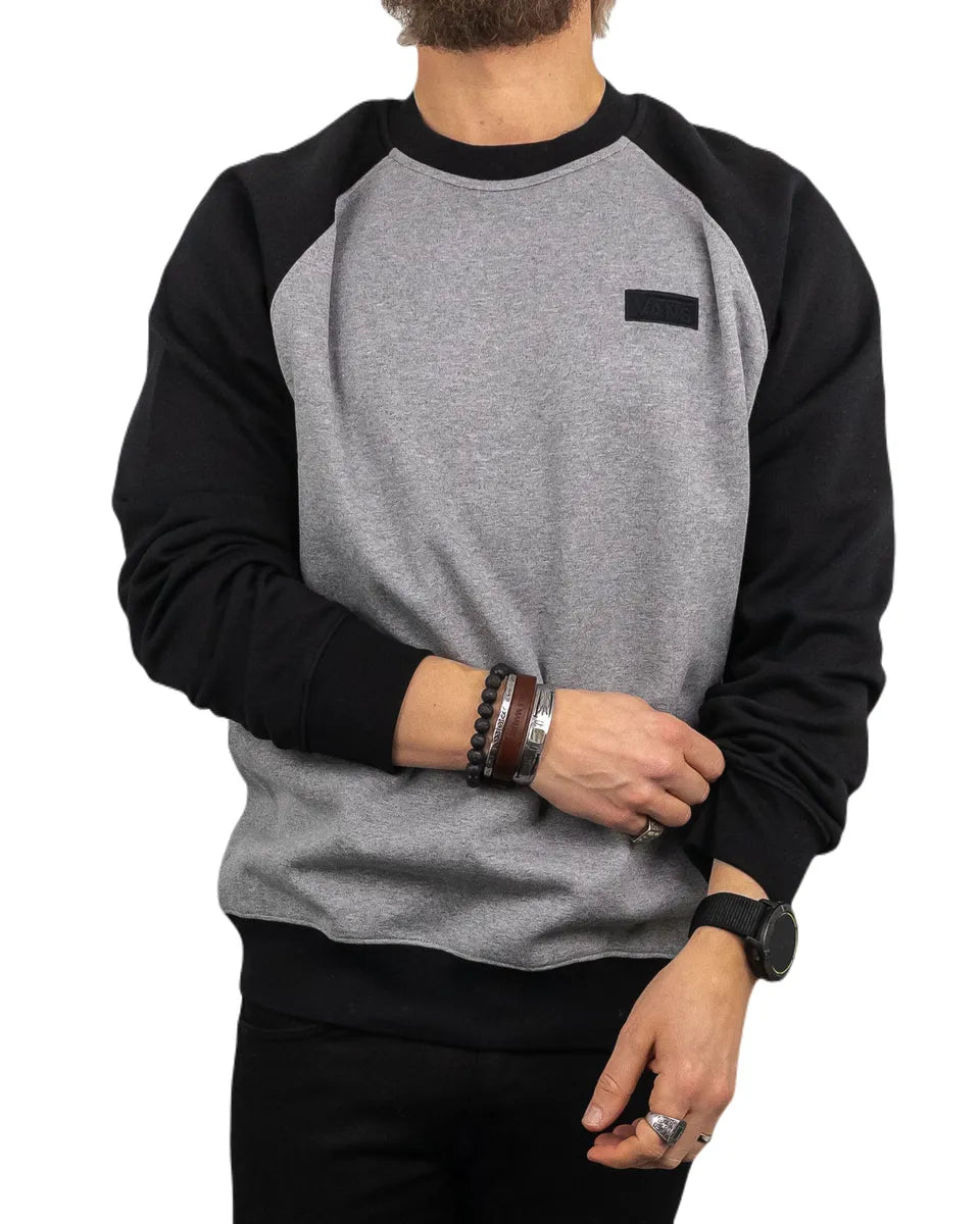 Vans - Raglan Sweatshirt - Svart/Grå