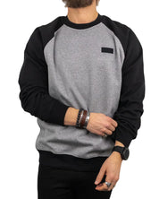 Vans - Raglan Sweatshirt - Svart/Grå