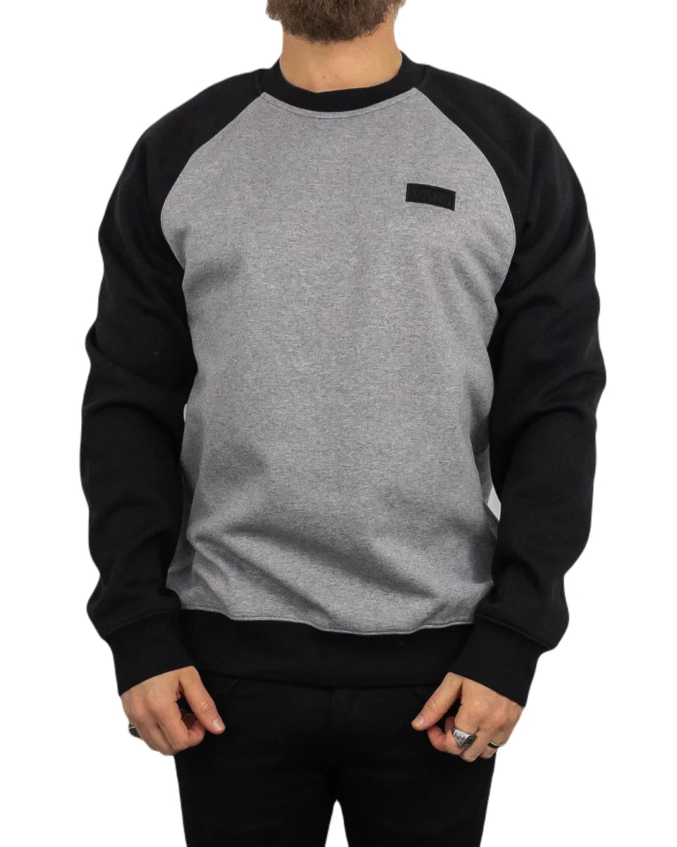 Vans - Raglan Sweatshirt - Svart/Grå