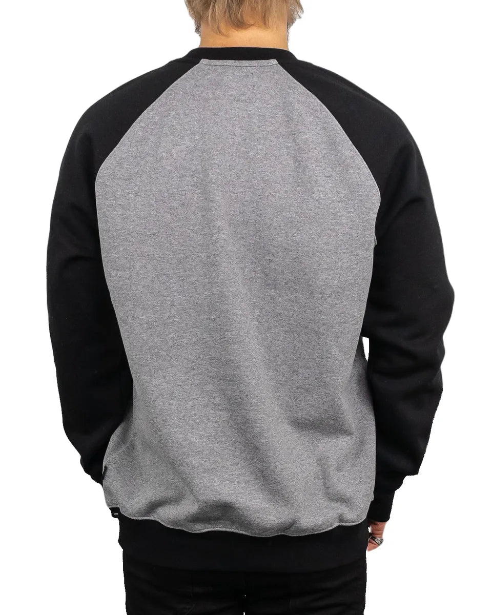 Vans - Raglan Sweatshirt - Svart/Grå