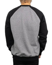 Vans - Raglan Sweatshirt - Svart/Grå