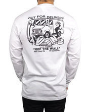 Vans - Långärmad T-Shirt - Budbil tryck - Out for delivery - Vit