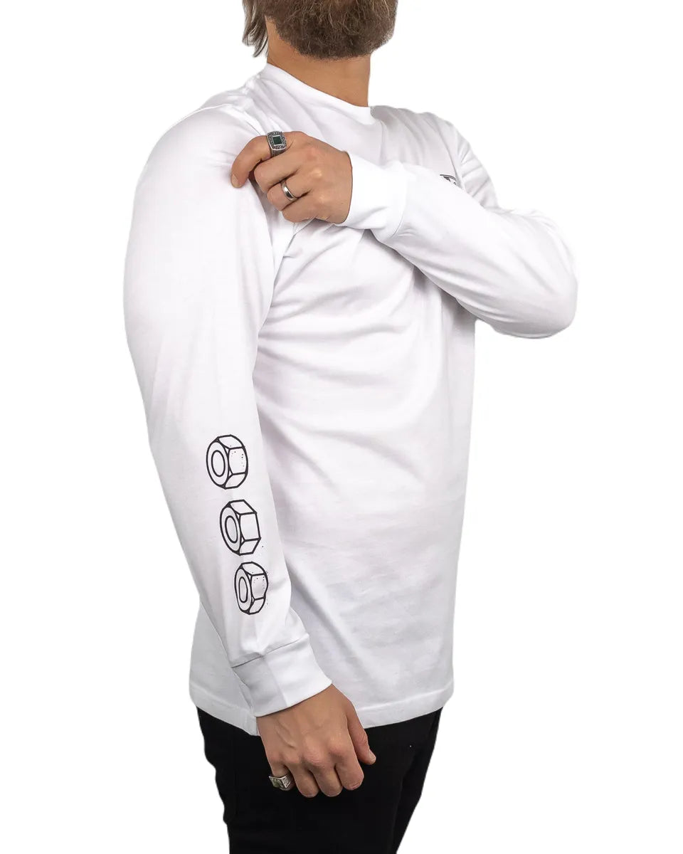 Vans - Långärmad T-Shirt - Budbil tryck - Out for delivery - Vit