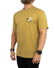 Vans - T-Shirt med Ryggtryck - Palm - Beige