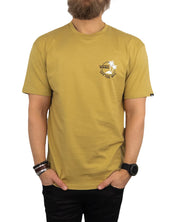 Vans - T-Shirt med Ryggtryck - Palm - Beige