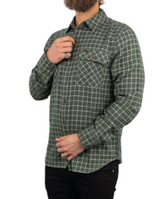 Brixton - Bowery Flanell - Ultra Soft - Grön/Svart