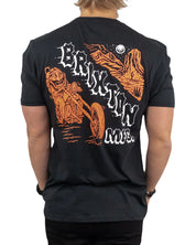 Brixton - Pasco - T-shirt Tailored - Chopper - Svart