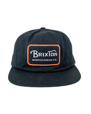 Brixton - Grade - Ostrukturerad Keps - Snapback - Svart