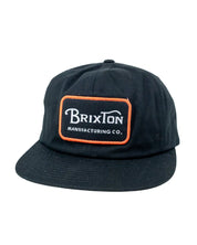 Brixton - Grade - Ostrukturerad Keps - Snapback - Svart