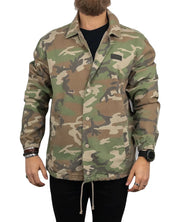 Vans - Kamouflage Jacka med dragsko - Grön