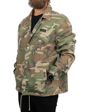 Vans - Kamouflage Jacka med dragsko - Grön