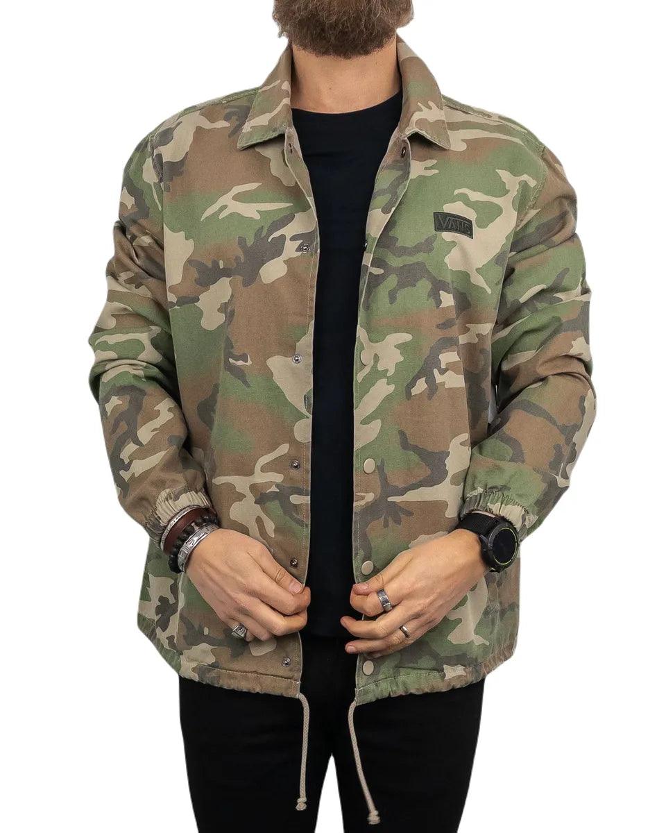 Vans - Kamouflage Jacka med dragsko - Grön