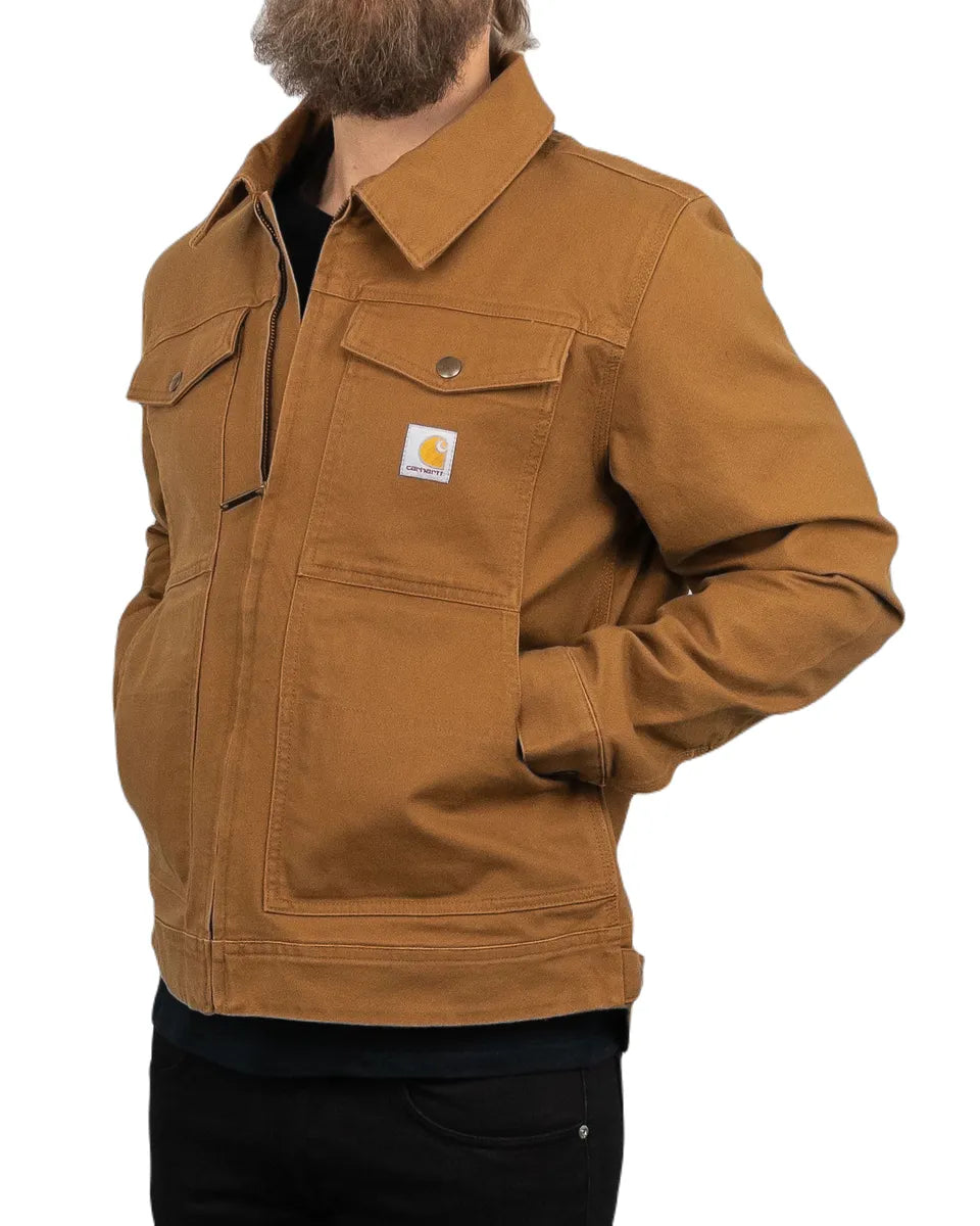 Carhartt - Canvas Jacka Ofodrad - Relaxed Fit Duck Canvas - Brun