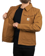 Carhartt - Canvas Jacka Ofodrad - Relaxed Fit Duck Canvas - Brun