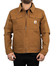 Carhartt - Canvas Jacka Ofodrad - Relaxed Fit Duck Canvas - Brun