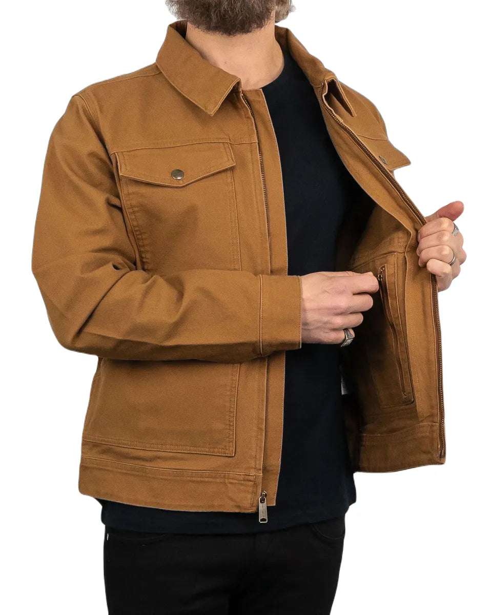 Carhartt - Canvas Jacka Ofodrad - Relaxed Fit Duck Canvas - Brun
