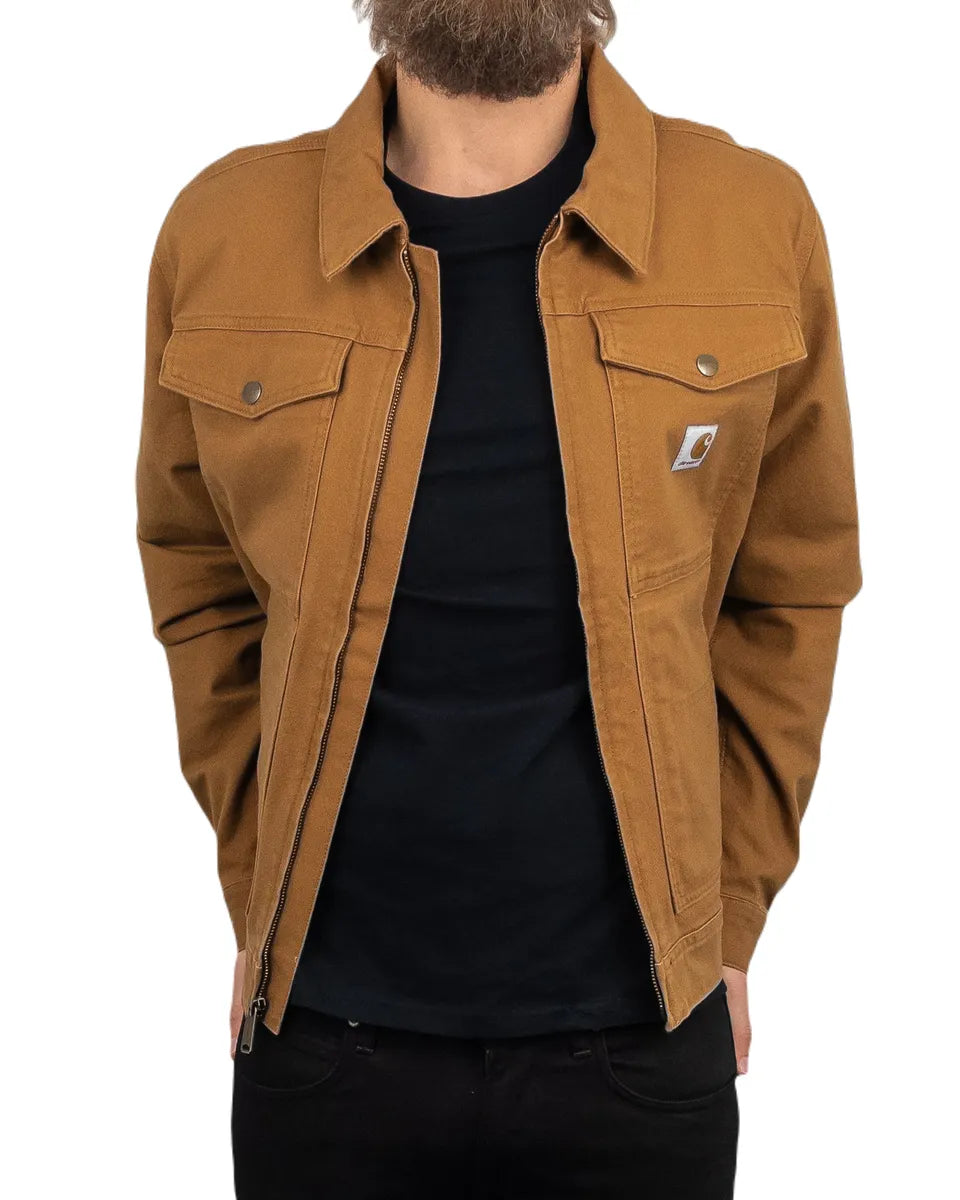 Carhartt - Canvas Jacka Ofodrad - Relaxed Fit Duck Canvas - Brun