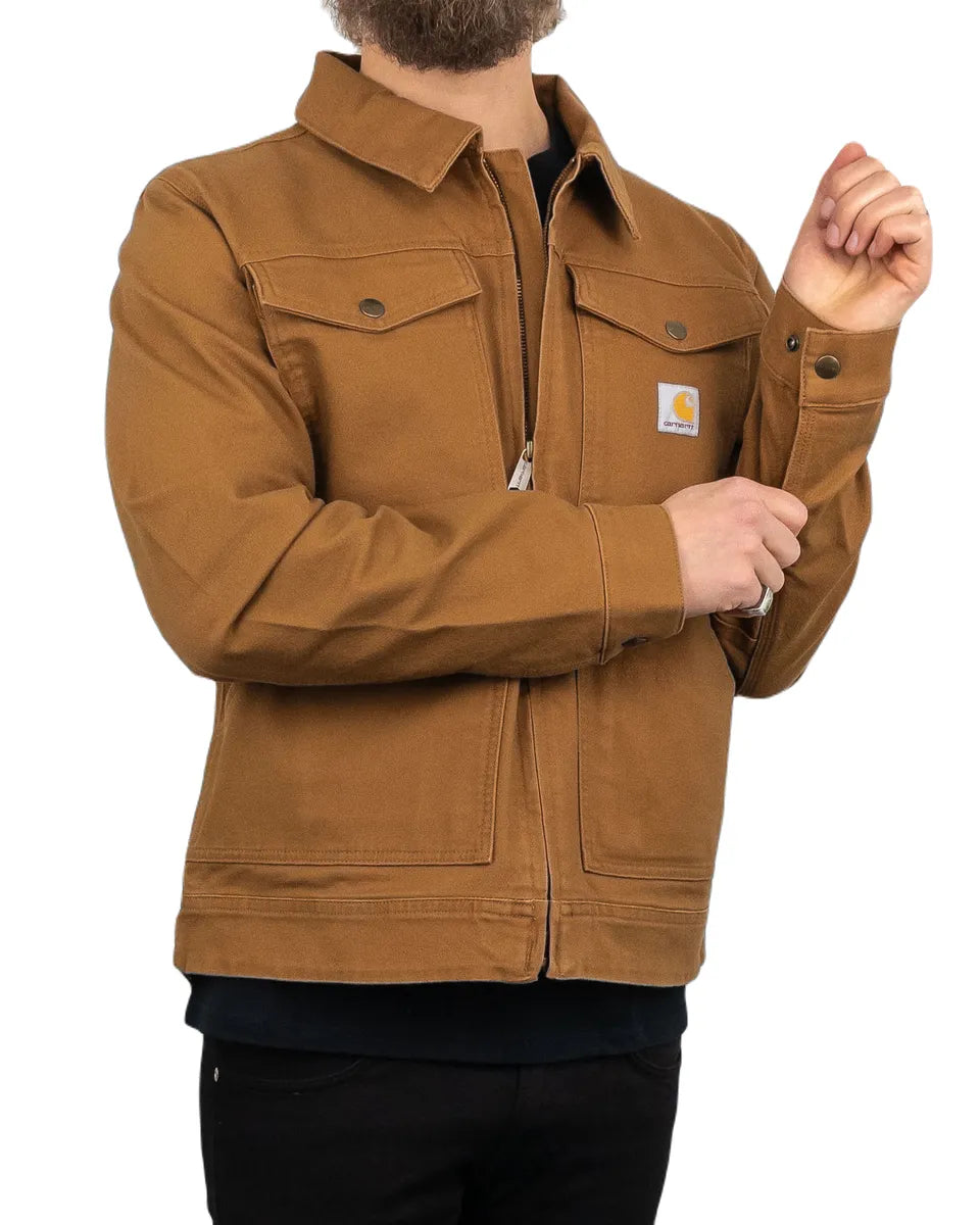 Carhartt - Canvas Jacka Ofodrad - Relaxed Fit Duck Canvas - Brun