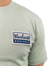 Carhartt - Workwear Script T-Shirt - Patch Logo - Mintgrön